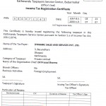 Income Tax Certificate